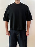 Cropped T-Shirt - Black