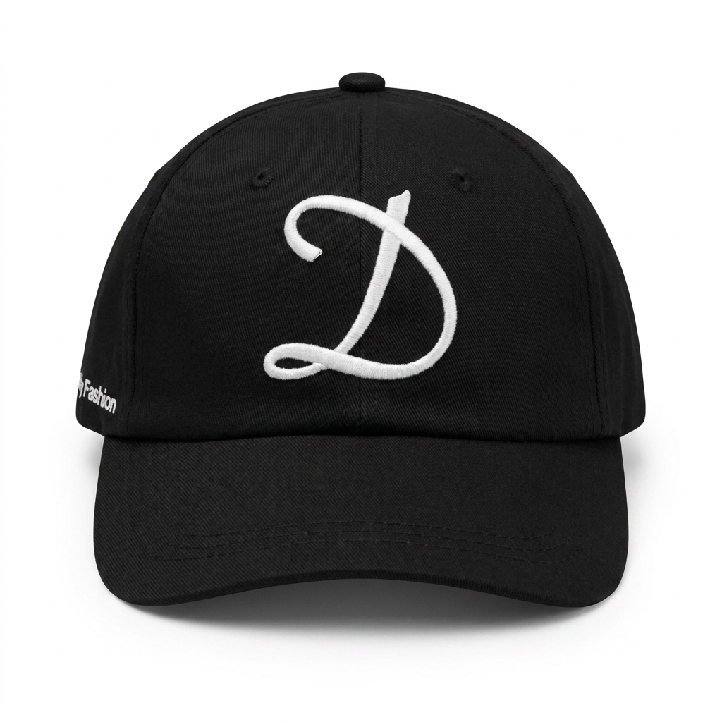 Script Cap — unstructured six-panel cap in cotton twill, Desired Studios