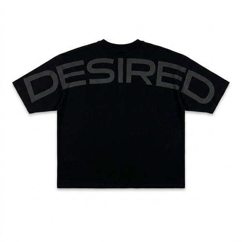 Billboard Tee — screen-printed heavyweight cotton tee, Desired Studios