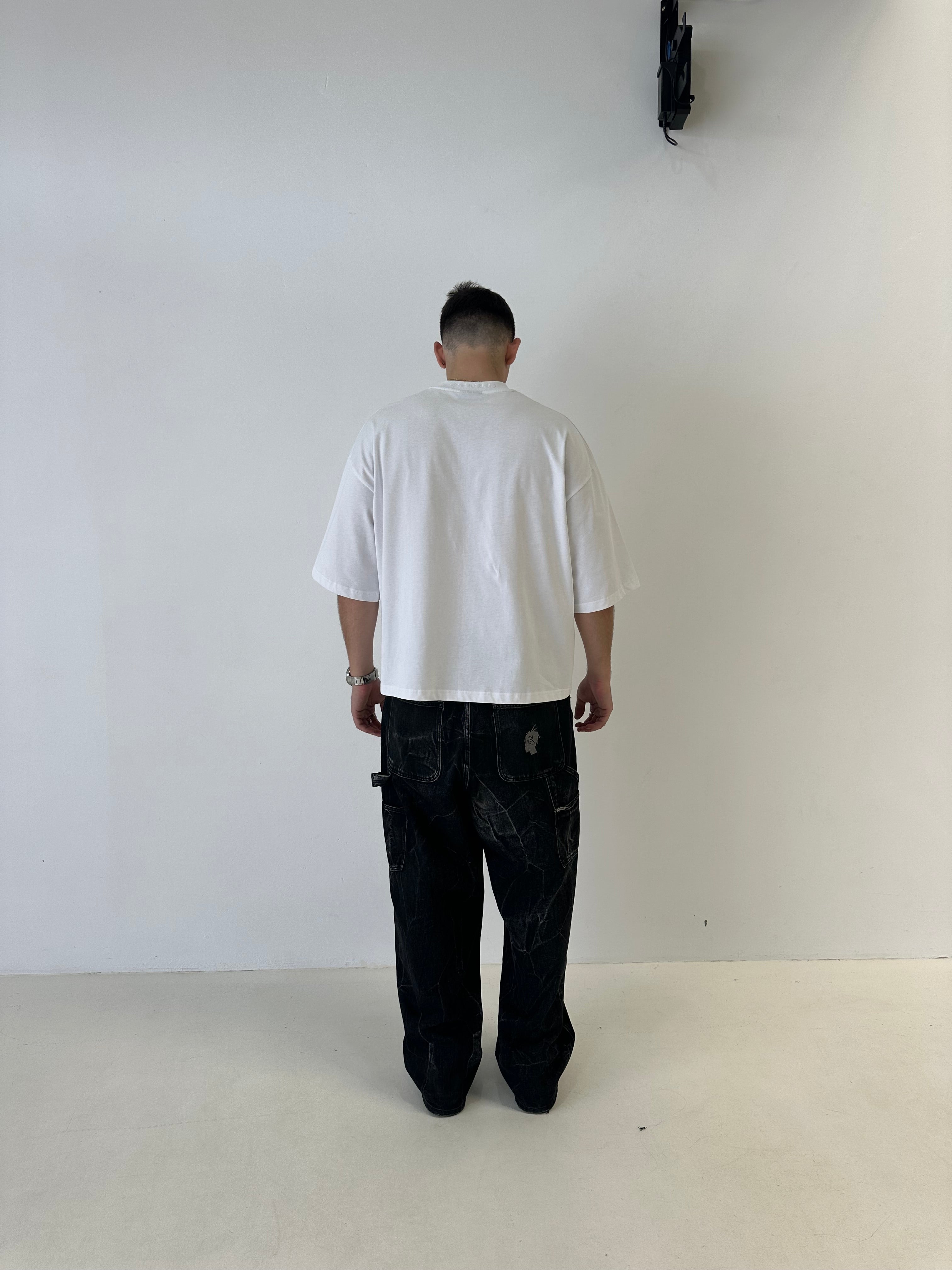 Cropped T-Shirt - White